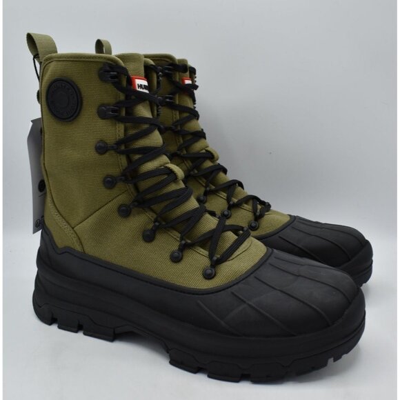 Hunter Womens Size 9 Explorer Desert Boot Utility Green Black Lace Up Boots - Picture 2 of 11